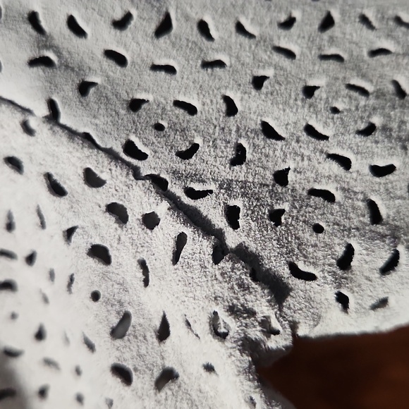 Light gray, suede jacket 3/4 sleeve - Picture 10 of 11